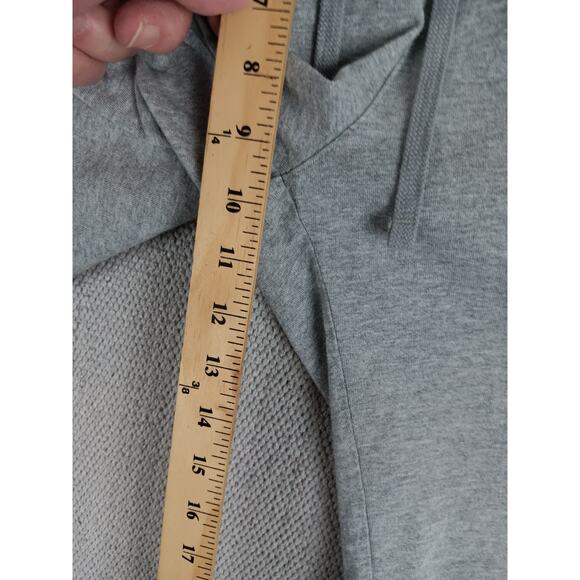 Nike Vintage Fleece Sweat Shorts Mens Large Grey Swoosh Logo Embroidered Y2K - Picture 11 of 15